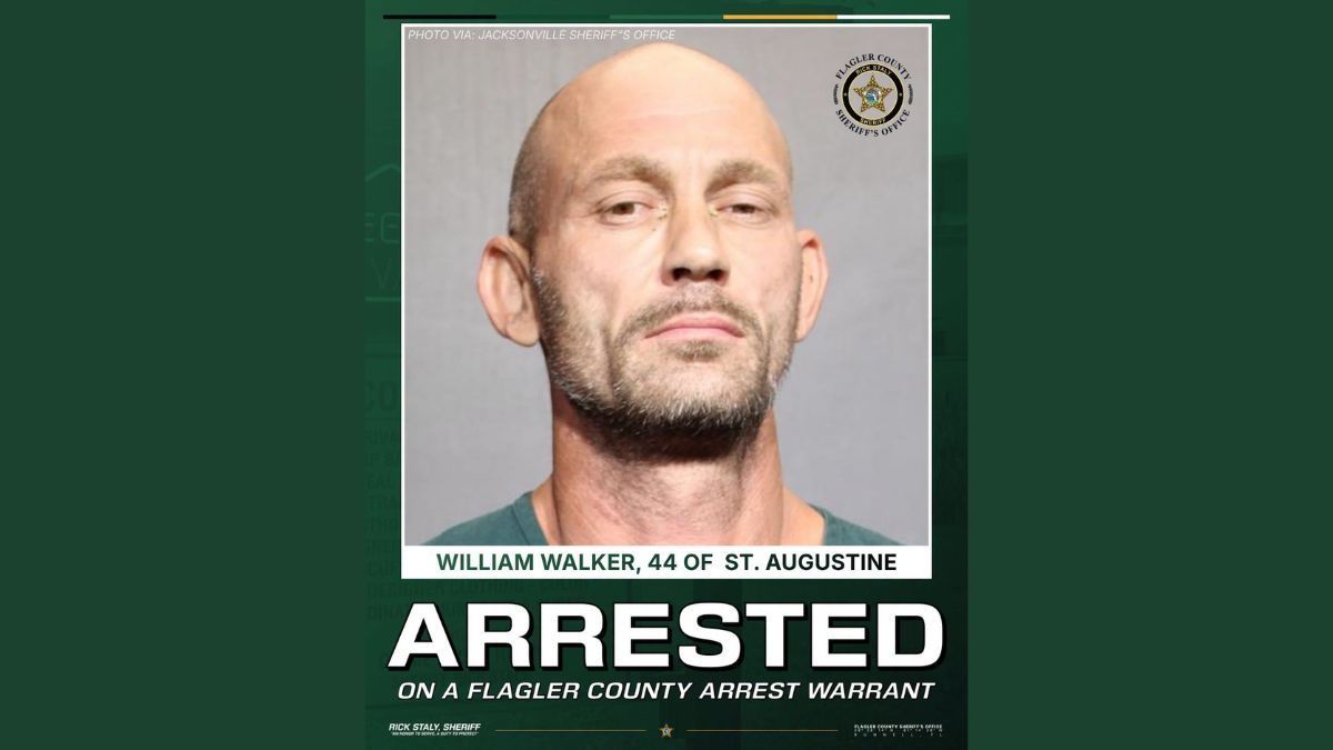 Palm Coast, FL, St. Augustine Man Arrested After Stealing $7,000 Necklace, Trying to Extort Victim for Its Return